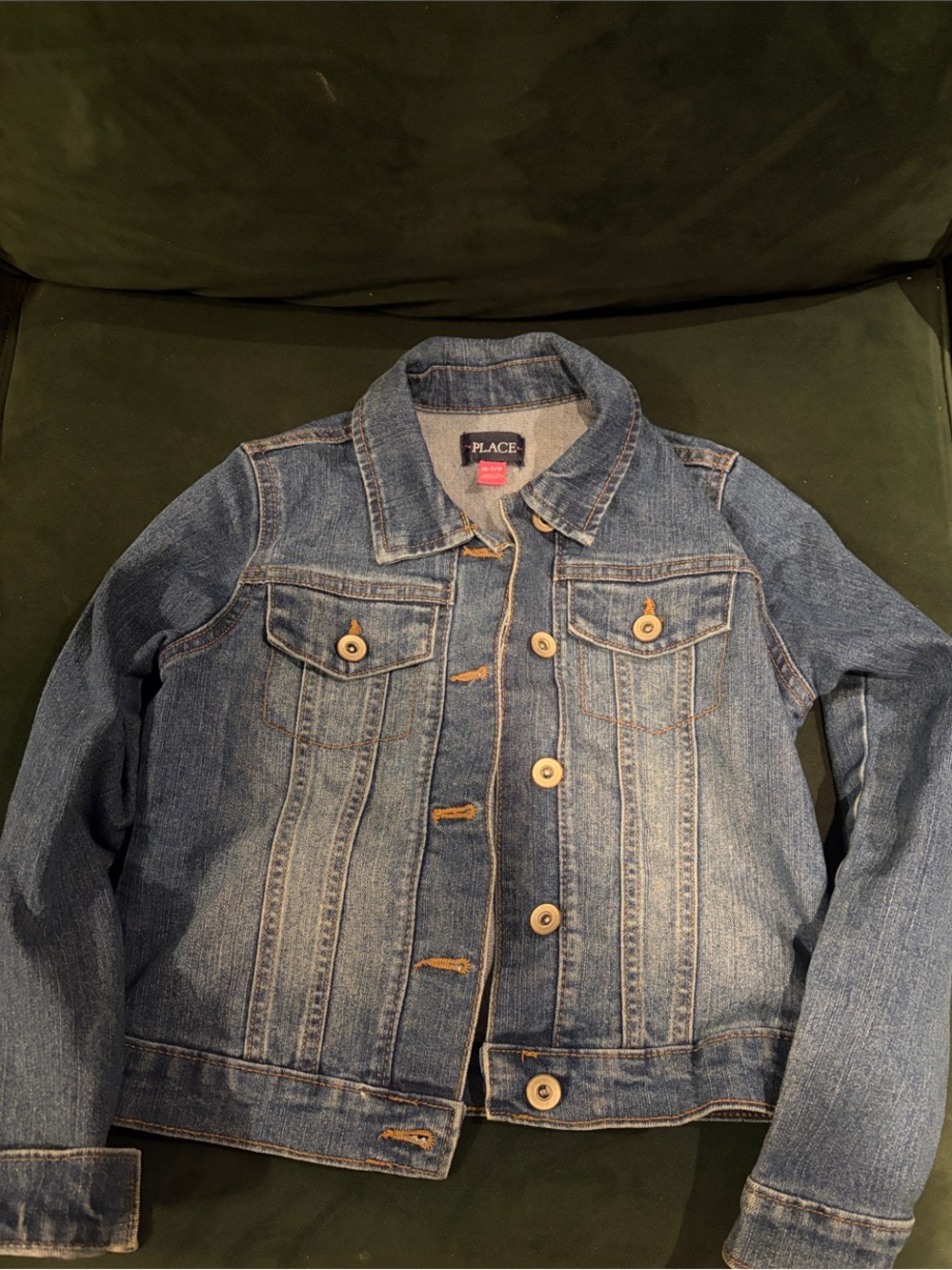 The Children's Place Medium Blue Denim Jacket